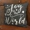 Joy to the World Embossing 12 x 12 Stencil | FS049 by Designer Stencils | Word & Phrase Stencils | Reusable Stencils for Painting on Wood, Wall, Tile, Canvas, Paper, Fabric, Furniture, Floor | Reusable Stencil for Home Makeover | Easy to Use & Clean